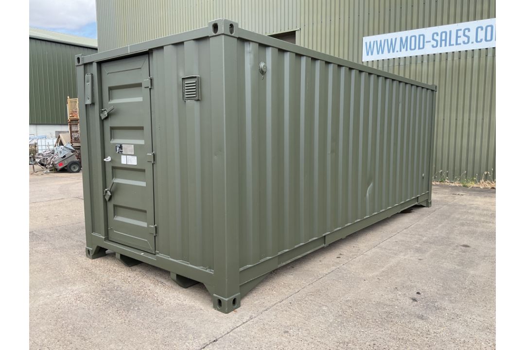 20ft x 8ft Demountable Drops/Hook Loader Ablution Container c/w Twist Locks, from UK MOD - Image 17 of 25