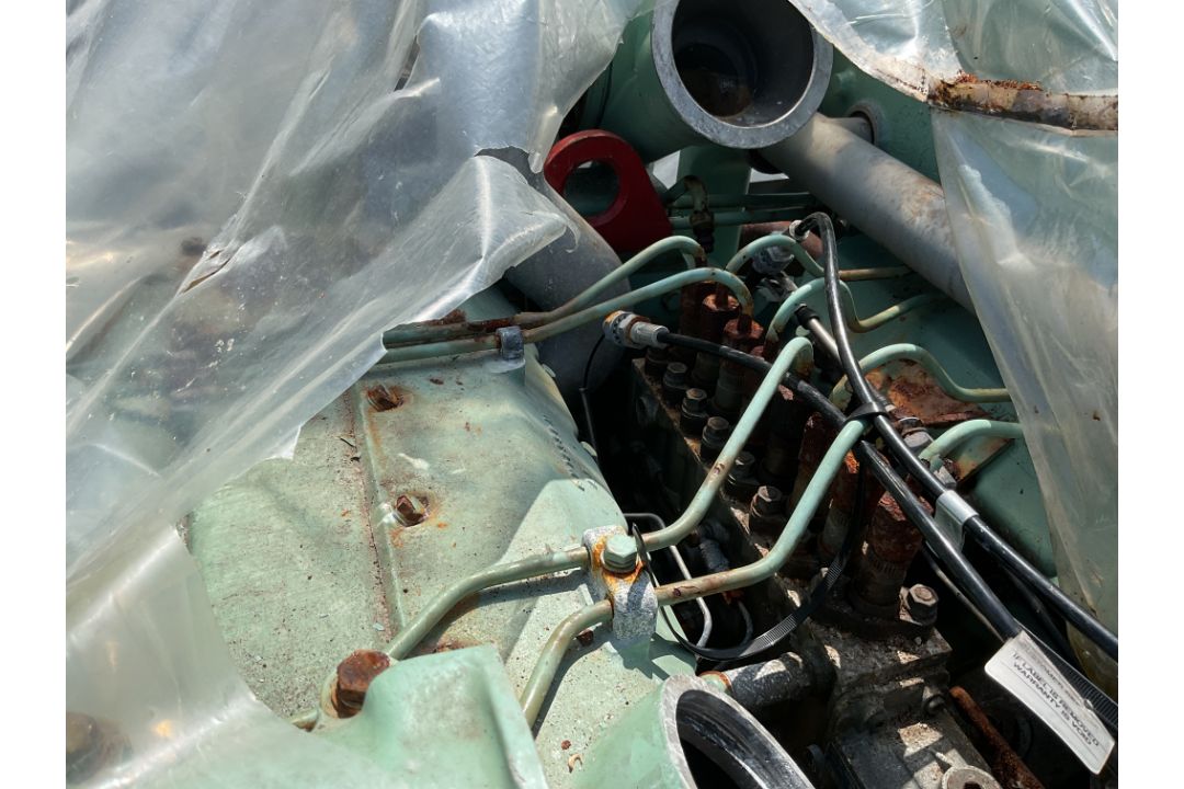 Perkins CV8 V8 550HP Diesel Engine Ancillaries as Shown inc Turbo Charger, Fuel Pump etc, from MOD - Image 2 of 3