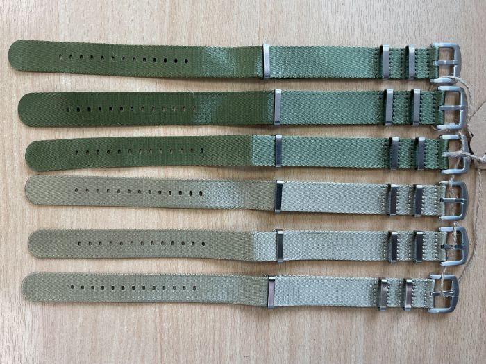 6x New Unissued Nato Watch Straps