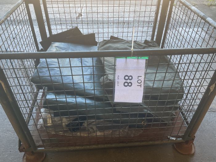 1x Stillage of Unissued Canvas Tarpaulin Sheets, from MOD