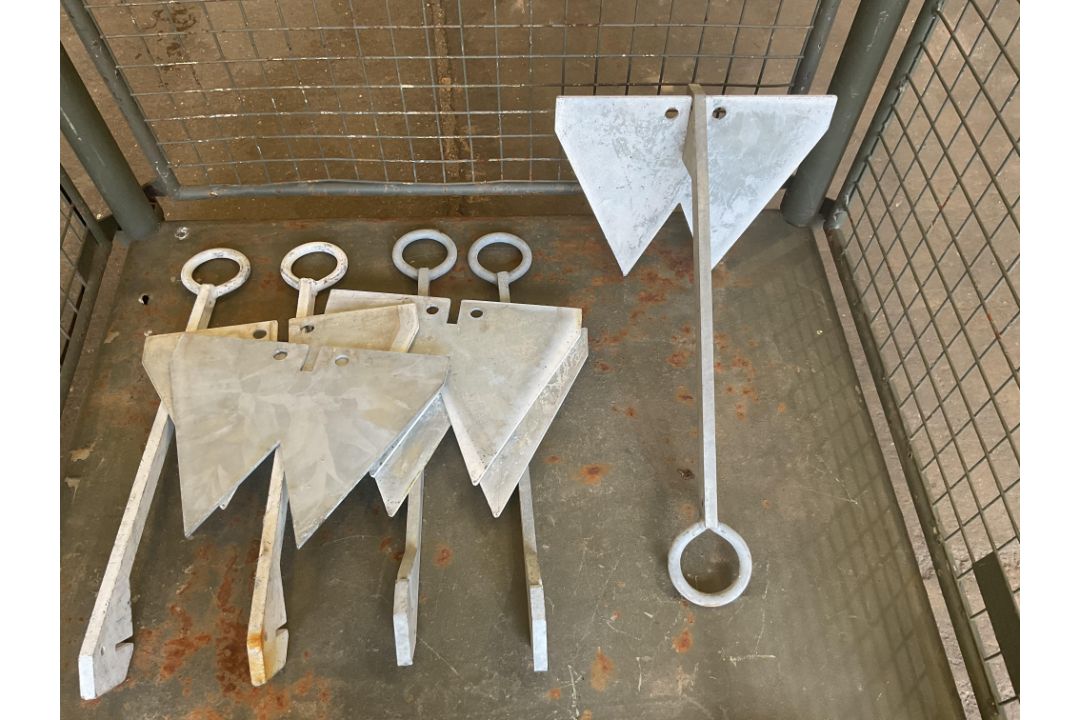 5x New Unissued Galvanised Winching Anchors, from MOD - Image 3 of 4