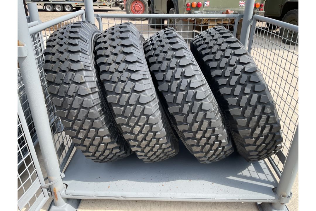 4x Unused 235/85 R16 Michelin XZL Tyres on Heavy Duty Wolf Rims - Image 2 of 8