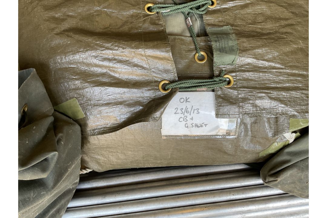 BRITISH ARMY 12x12 Tent c/w Poles, Angles, Pegs etc, from MOD { Army Cadets ) - Image 2 of 7