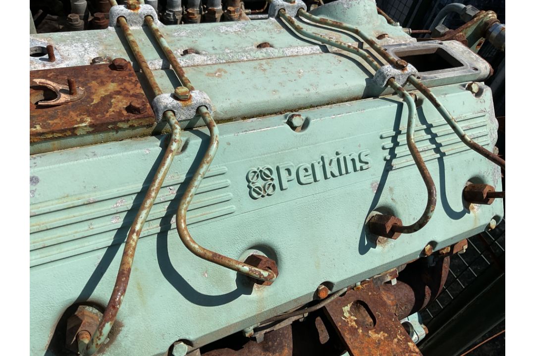 Perkins CV8 V8 550HP Diesel Engine Ancillaries as Shown inc Turbo Charger, Fuel Pump etc, from MOD - Image 2 of 2