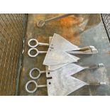 5x New Unissued Galvanised Winching Anchors, from MOD