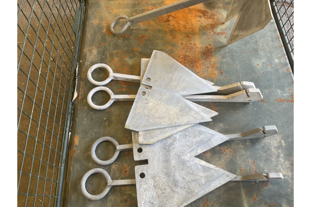 5x New Unissued Galvanised Winching Anchors, from MOD - Image 1 of 4