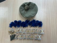 50x British Army Hat Badges / Hat Plumes etc, from MOD