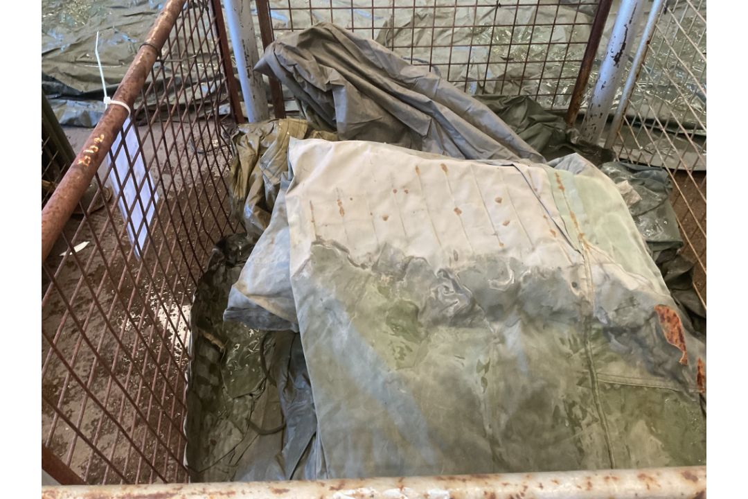 1x Stillage of Canvas Tarps and Sheets, from MOD - Image 3 of 4