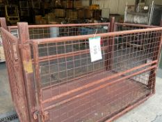 Heavy Duty Nato Stackable Stillage with Drop Down Side, from MOD