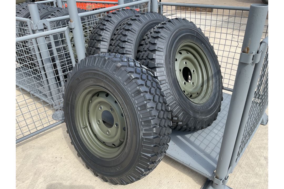 4x Unused 235/85 R16 Michelin XZL Tyres on Heavy Duty Wolf Rims - Image 8 of 8