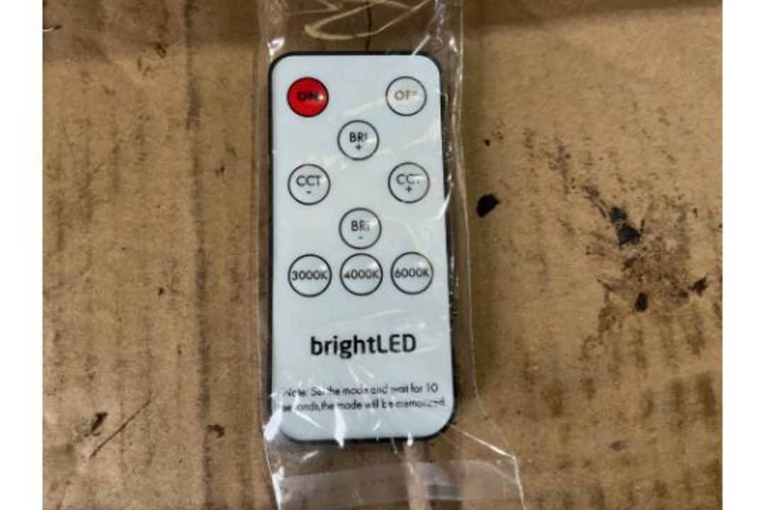 4x New Unissued LED 100W 240V Remote Control Floodlights c/w Fittings - Image 3 of 7