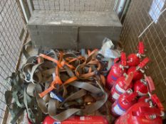 1x Stillage of Load Straps, Fire Extinguishers and Tool Kit, from MOD