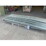 2x Aluminium Heavy Duty Loading Ramps Rated 60 Tonne, 10ft x 2ft, from MOD