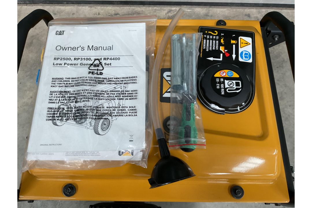 New & Unissued Caterpillar RP3100 Industrial Petrol Generator Set 240/110 V 3.8 KVA, from Govt Dept - Image 8 of 9