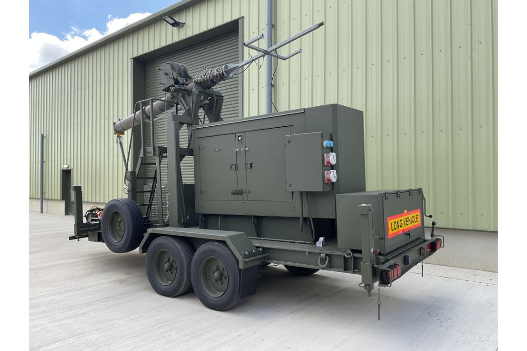 Ex Reserve MSI Defence Systems Mobile Antenna Mast on R.M. 4 Wheel 5500 Trailer - Image 21 of 31