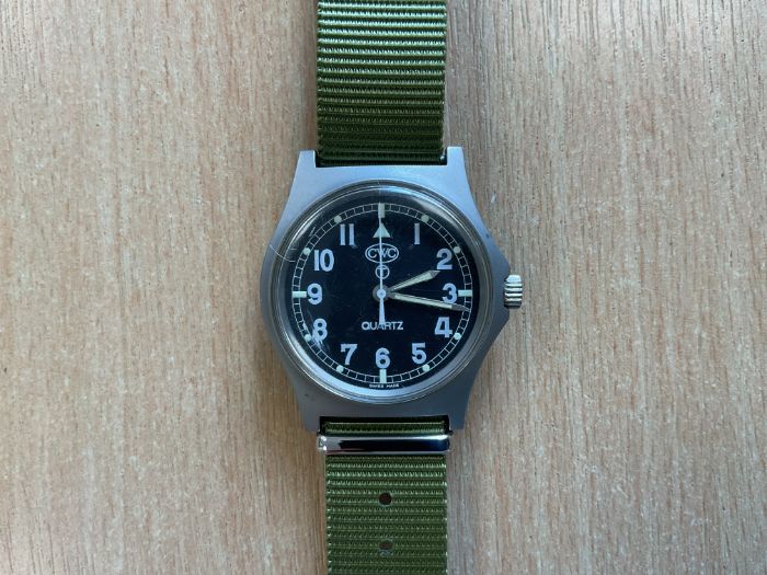 Nice CWC 0552 Royal Marines / Navy Service Watch, Date 1989, from MOD