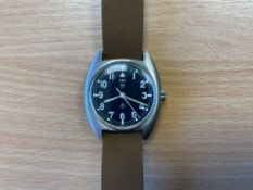Unissued CWC Wind Up W10 British Army Service Watch, Sn° 1714, Date 1980, from MOD