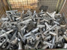 1x Stillage of Aluminium Tent Angles, Quantity Not Counted