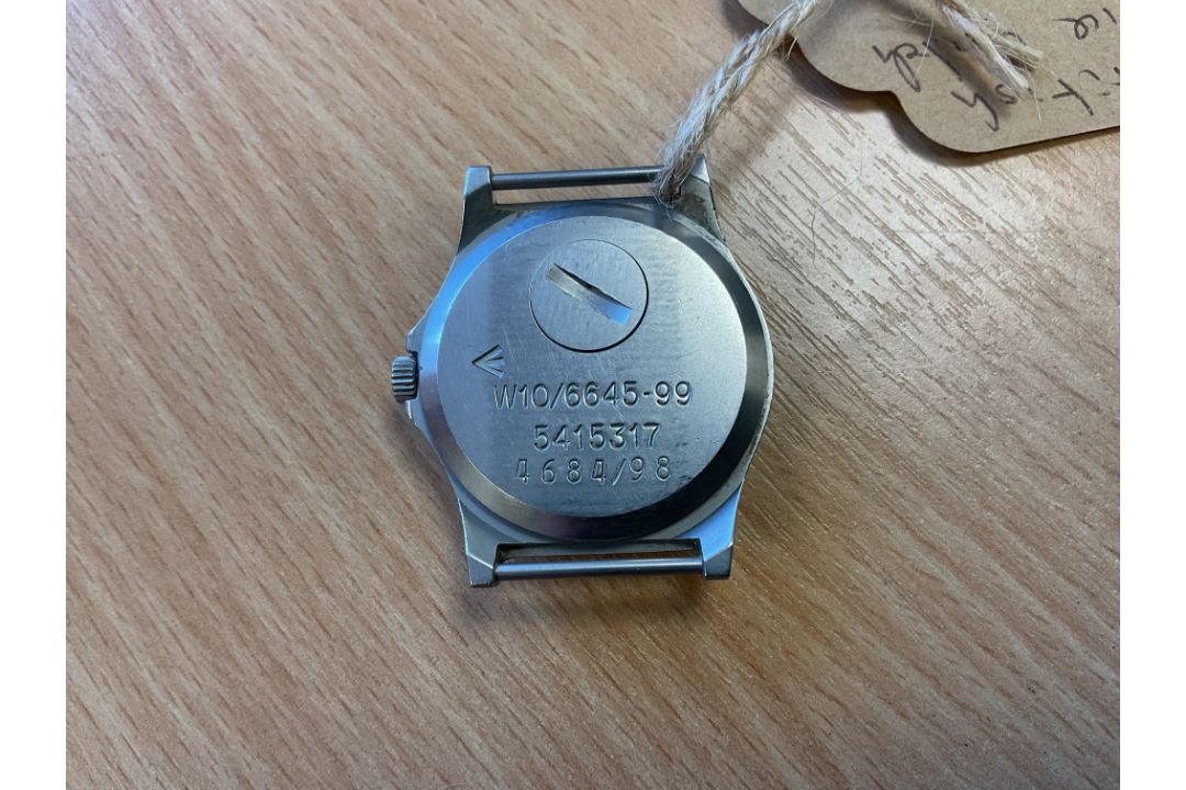 CWC W10 British Army Service Watch, Nato Marks, Date 1998, Glass Scratched, from MOD - Image 3 of 4