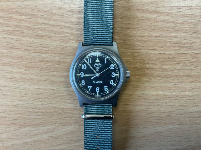 CWC W10 British Army Service Watch, Sn° 4494, Date 1997, from MOD