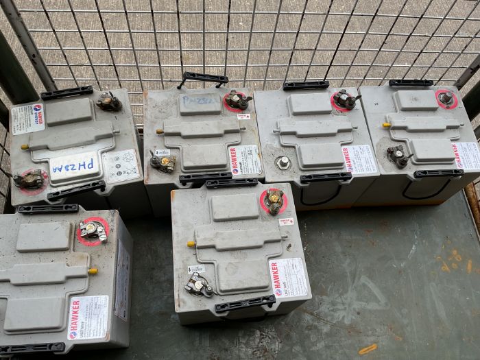 6x Hawker XP 12V Nato Batteries, from MOD
