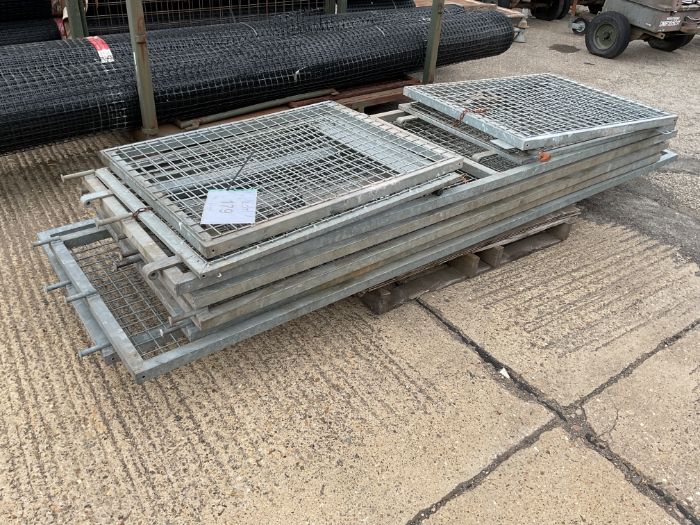 10x Galvanised Trailer Extension Drop Sides, from MOD