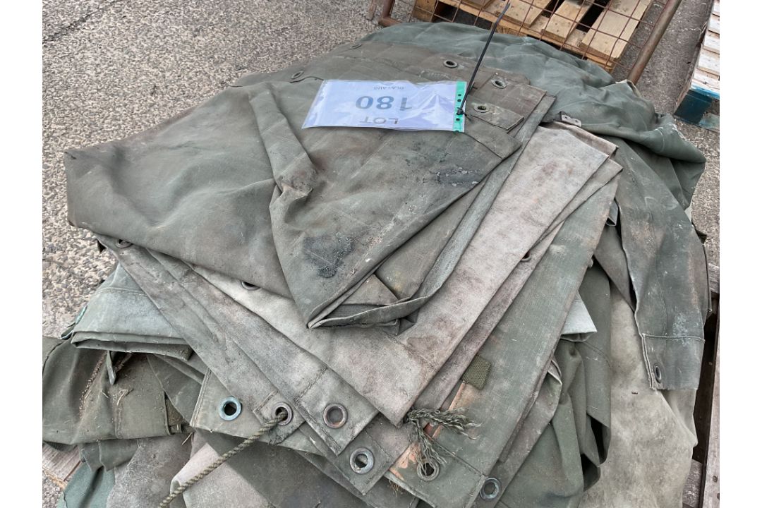 1x Pallet of Bedford / Leyland Vehicle Canvas Etc., from MOD - Image 2 of 3