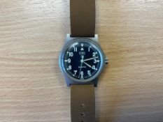 New and Unissued V Rare CWC Fat Boy W10 British Army Service Watch, Nato Marks, Sn° 6522, Date 1982
