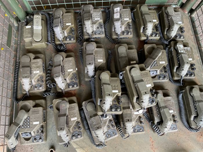 20x Racal RA2000 PTC 414 Combat Field Phones, from MOD