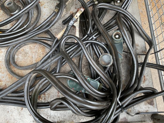4x Xtra Heavy Duty Nato Jump Start Leads (Land Rover Wolf FV's etc), from MOD