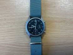 Seiko Gen 1 Pilots Chrono RAF Harrier Force Issue, Nato Marks, Sn° 3797, Date 1986, from MOD