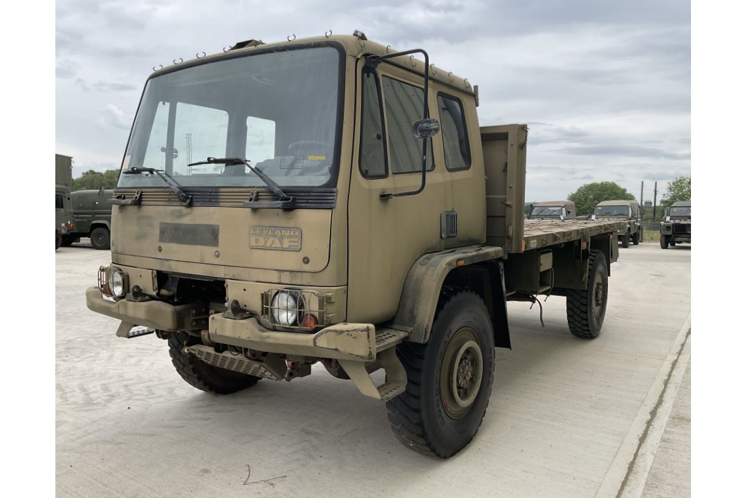 Leyland DAF 4x4 Truck Cargo Platform 4 Tonne LHD, Direct from UK MOD - Image 1 of 31