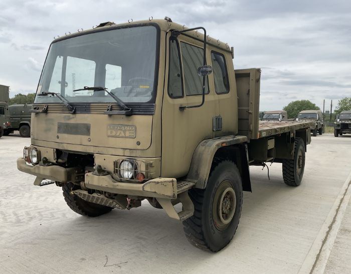 Leyland DAF 4x4 Truck Cargo Platform 4 Tonne LHD, Direct from UK MOD