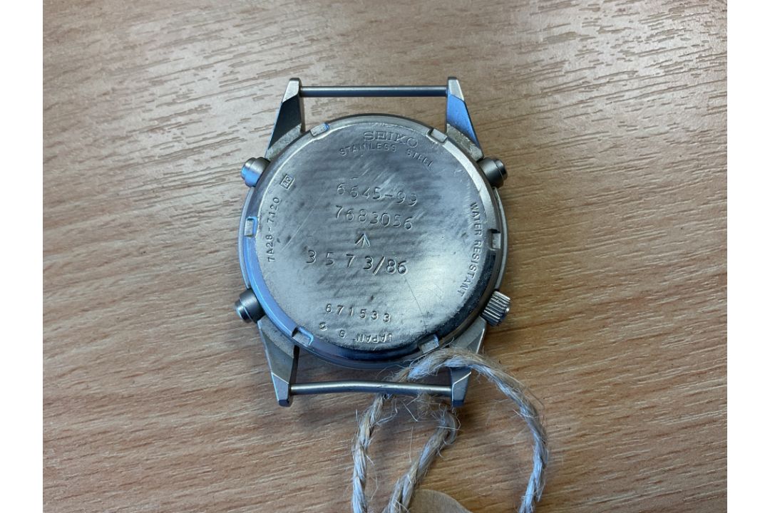 Seiko Gen 1 Pilots Chrono RAF Issue, Nato Marks, Sn° 3573, Date 1986, from MOD - Image 3 of 4