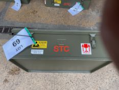 Unissued STC Aluminium Water Proof Stackable Transit Case, from MOD