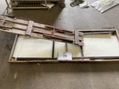 1x Field Table and 2 Fold Up Army Bench canteen Seats , from MOD
