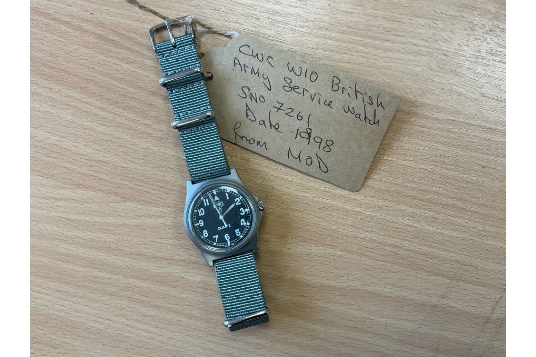 CWC W10 British Army Service Watch, Sn° 7261, Date 1998, from MOD - Image 4 of 4