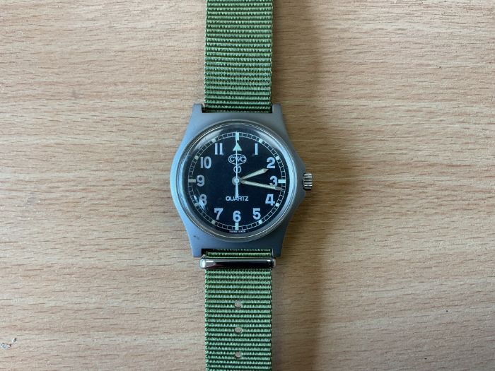 Nice CWC 0552 Royal Marines / Navy Service Watch, Date 1989, from MOD