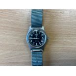 Unissued CWC W10 British Army Service Watch, Sn° 3896, Date 2006, Water Resistant to 5ATM, from MOD