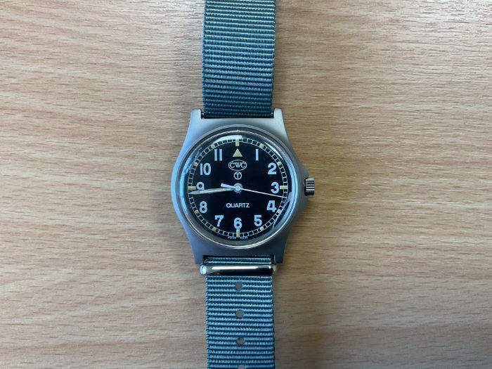 Unissued CWC W10 British Army Service Watch, Sn° 3896, Date 2006, Water Resistant to 5ATM, from MOD