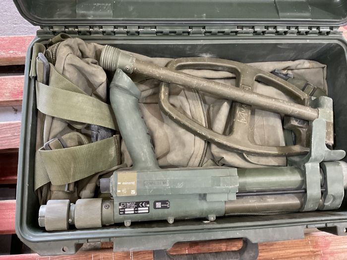 Vallon VM13C Mine / Metal Detector in Roll Long Case, from MOD