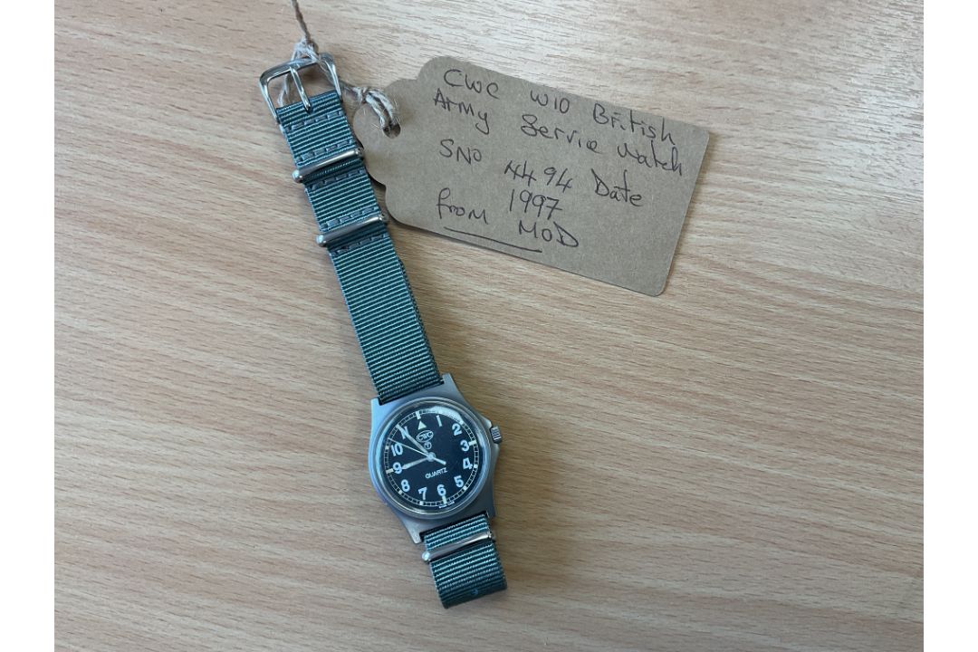CWC W10 British Army Service Watch, Sn° 4494, Date 1997, from MOD - Image 4 of 4
