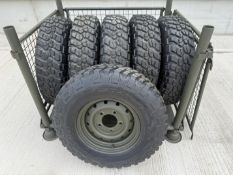 6x Unused 235/85 R16 BFGoodrich Mud-Terrain Tyres on Heavy Duty Wolf Rims