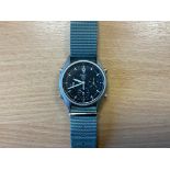 Nice Seiko Gen 1 Pilots Chrono RAF Harrier Force Issue, Nato Marks, Sn° 9091, Date 1989, from MOD