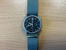 Nice Seiko Gen 1 Pilots Chrono RAF Harrier Force Issue, Nato Marks, Sn° 9091, Date 1989, from MOD