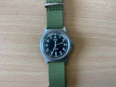 CWC W10 British Army Service Watch, Sn° 1749, Date 2005, Water Resistant to 5 ATM, from MOD