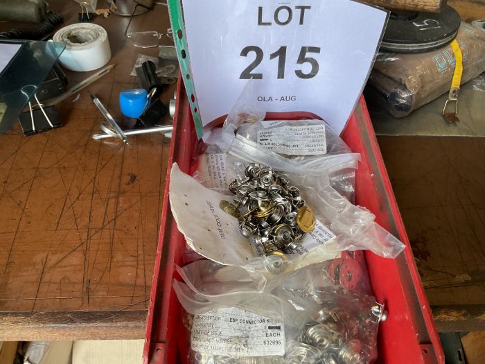 Q550 New Unissued Press Stud Kits, Parts Bin Included, from MOD
