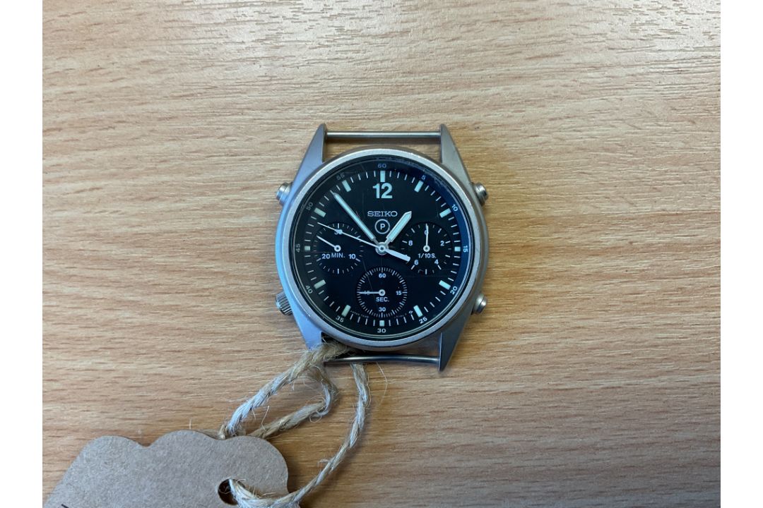 Seiko Gen 1 Pilots Chrono RAF Issue, Nato Marks, Sn° 3573, Date 1986, from MOD - Image 1 of 4