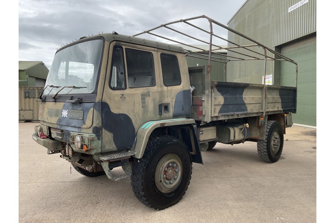 Leyland DAF 4x4 Truck Cargo Platform 4 Tonne RHD, Direct from UK MOD - Image 9 of 33