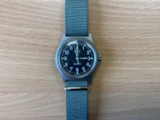 Nice CWC 0552 Royal Marines / Navy Service Watch, Nato Marks, Date 1990, from MOD